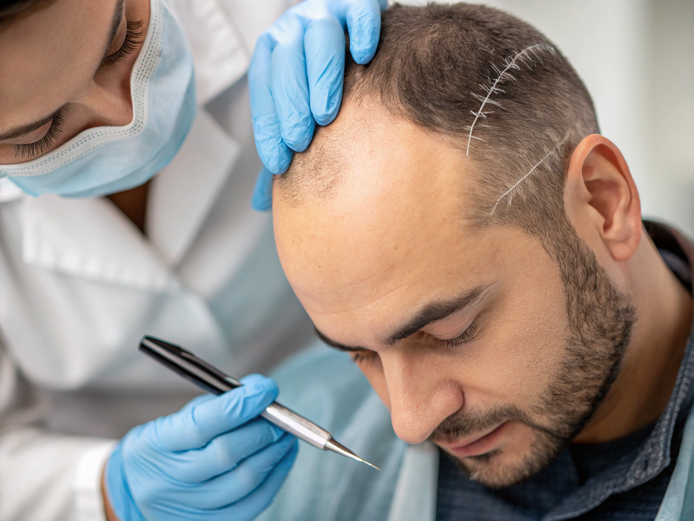 عيادة متقدمة ضمن أفضل عيادات زراعة الشعر في أذربيجان بتقنية FUE
