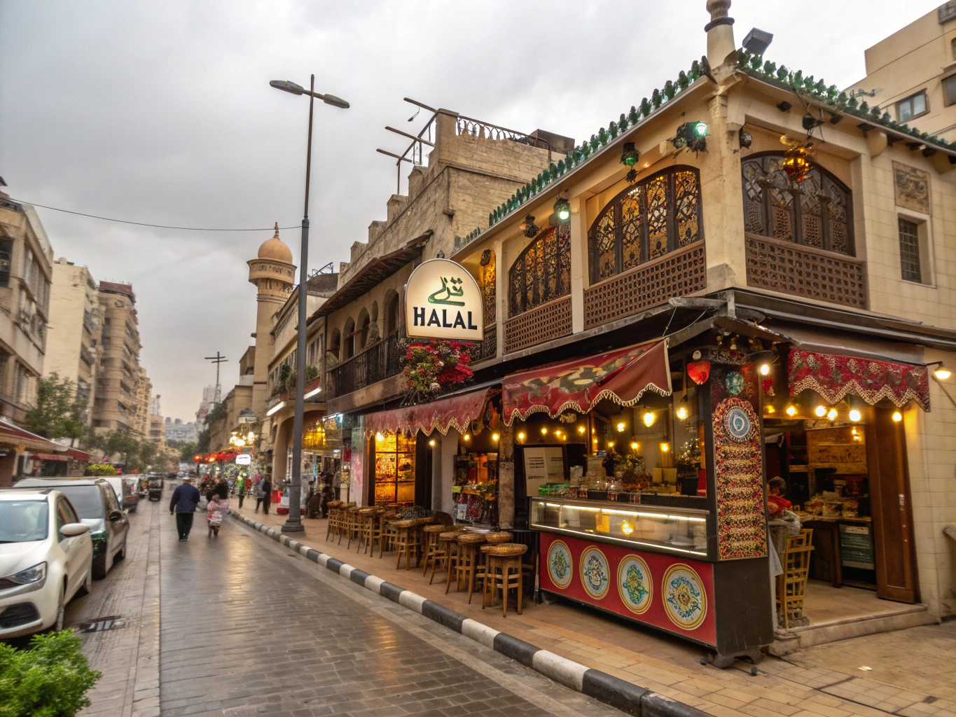 أجواء تقليدية دافئة في مطعم يعتبر من افضل مطاعم حلال في باكو لتجربة فريدة