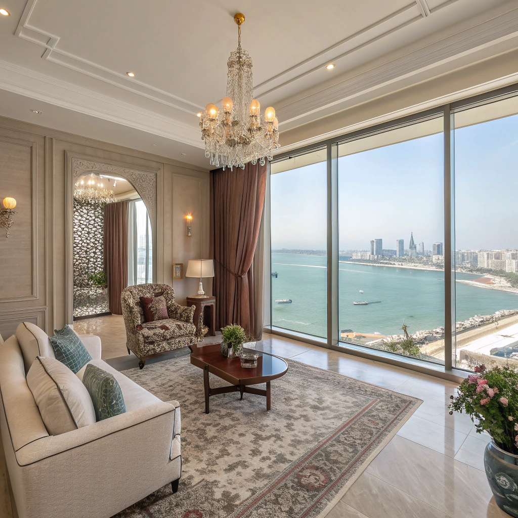 واجهة معمارية حديثة في باكو تعكس فرص الاستثمار العقاري في اذربيجان