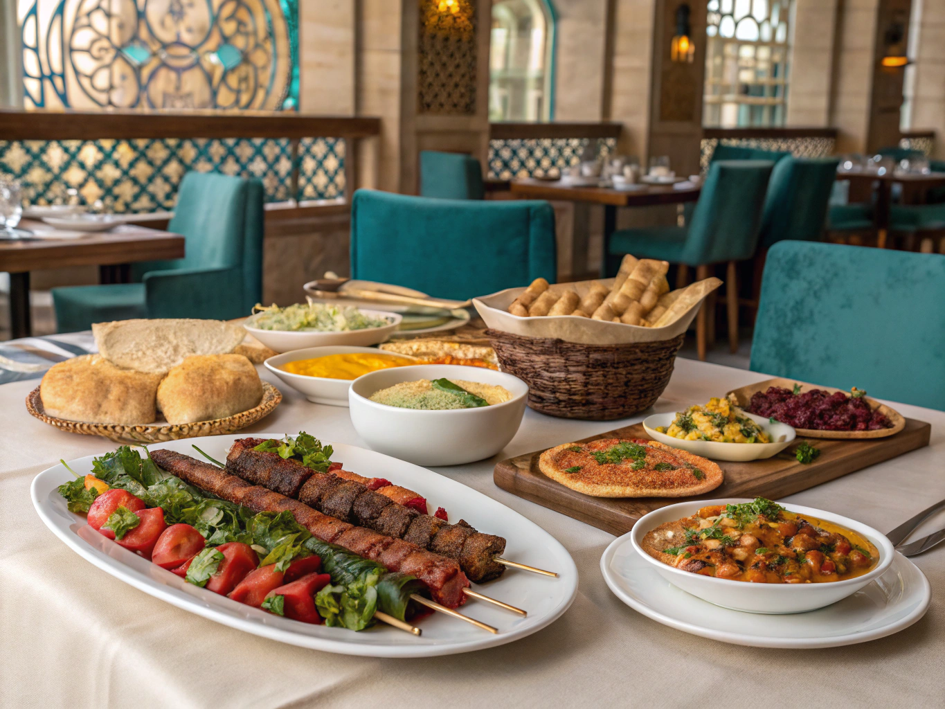 واجهة مطعم تقليدي في المدينة القديمة باكو - مطاعم حلال